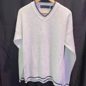 Neck sweater 55% Ramie/ 45% Cotton Machine wash cold